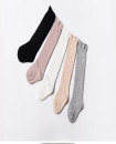 Spring Combed Cotton Knee high Toddler Girls Stocking Sock Set